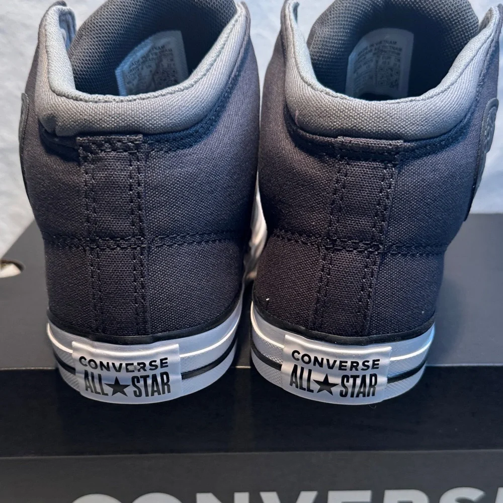 🆕 Converse All Star Gray High-Top Sneakers - Picture 6 of 9